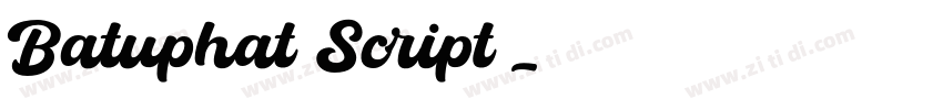Batuphat Script商字体转换